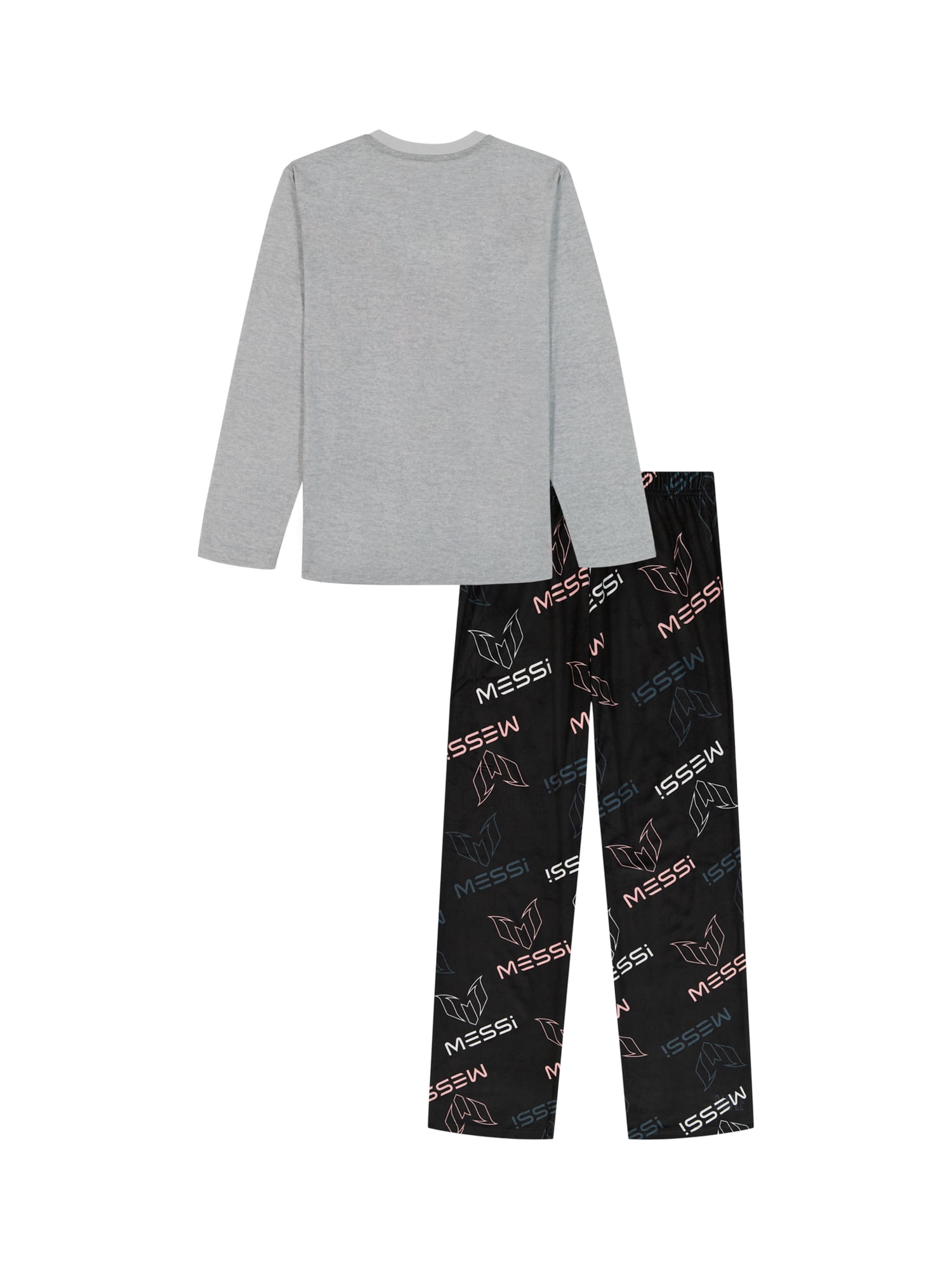 Messi Boys Long Sleeve Top and Pants Pajama Set, 2-Piece, Sizes 4-12