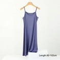 thumbnail image 1 of Combinaison Sans Couture en Soie Glacée pour Femmes Été Grande Taille Jupon Sans Manches Combinaison Intérieure Robes en Modal, 1 of 5