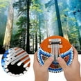 thumbnail image 4 of Finger Thumb Piano, Coconut Shell Small Size African Mbira, Light Weight Music Practice For Music Teaching, 4 of 8