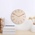 thumbnail image 4 of Reloj De Pared De Números 3D De Segunda Mano Continua Para La Decoración De La Habitación De La Oficina En El Hogar Methold HA044443-02, 4 of 6