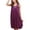 Dark Purple, variant on HEVIRGO Nightdress Soft Breathable Summer Sleeveless Nightdress for Women,Black