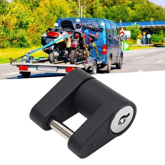 Universal Coupler Lock, Zinc Alloy Brass Trailer Hitch Lock with with Keys, for Latch Type Couplers, Maximum 3/4in Span, Ideal for Tugs, RVS, Trucks, Cars Toolbox