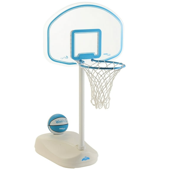 Dunn-Rite Clear Shot Adjustable Height Poolside Basketball System