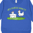 thumbnail image 3 of Inktastic Hey, Guess What? Chicken Butt Toddler Sweatshirt, 3 of 4