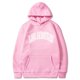 thumbnail image 3 of Sudadera con capucha de manga larga para mujer, suéter holgado de gran tamaño con bolsillo y estampado de letras, alta calidad, Otoño e Invierno, 3 of 3