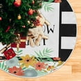 thumbnail image 5 of FMSHPON Happy Mother's Day Floral Xmas Christmas Tree Skirt Stand Mat for Holiday Party Decoration Indoor Outdoor 48 inches, 5 of 6