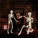 thumbnail image 5 of Decoraciones de Halloween, adornos de Halloween, regalos de Halloween, simulación de esqueleto de Halloween, decoración de esqueleto, accesorios de decoración de escena navideña para casa, esqueleto e, 5 of 9