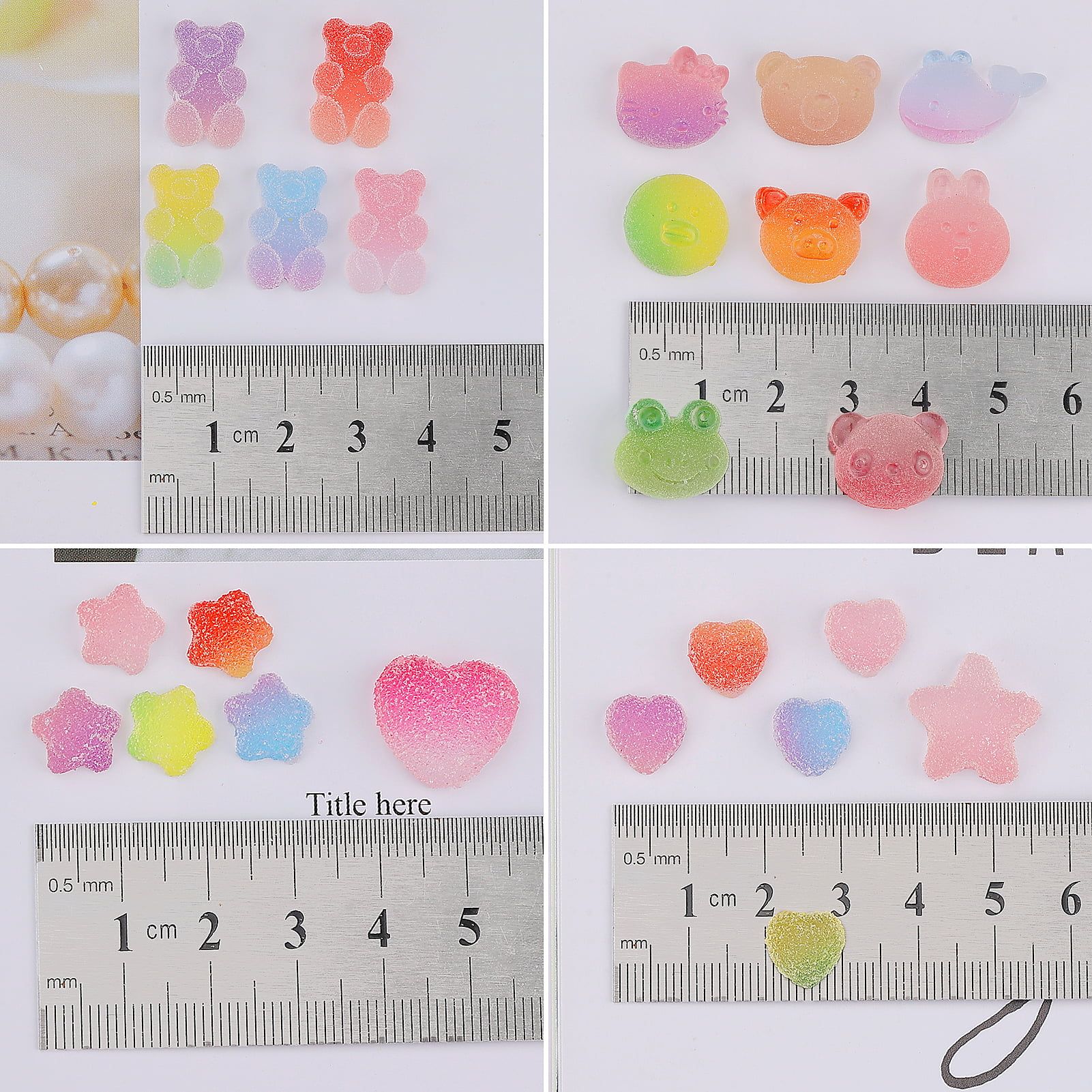  Gorvalin 105Pcs Kawaii Resin Charms, 3D Sweety Pink Flatback  Resins Candy Charms for Nail Art Valentine Crafts Decoration Slime Making  Ornament DIY Supplies for Craft Making : Arts, Crafts & Sewing