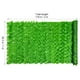 thumbnail image 2 of 1 rollo de seto artificial de hiedra falsa para jardín, pantalla de privacidad, pared de enredadera para balcón, patio exterior (hojas de manzana), 2 of 8