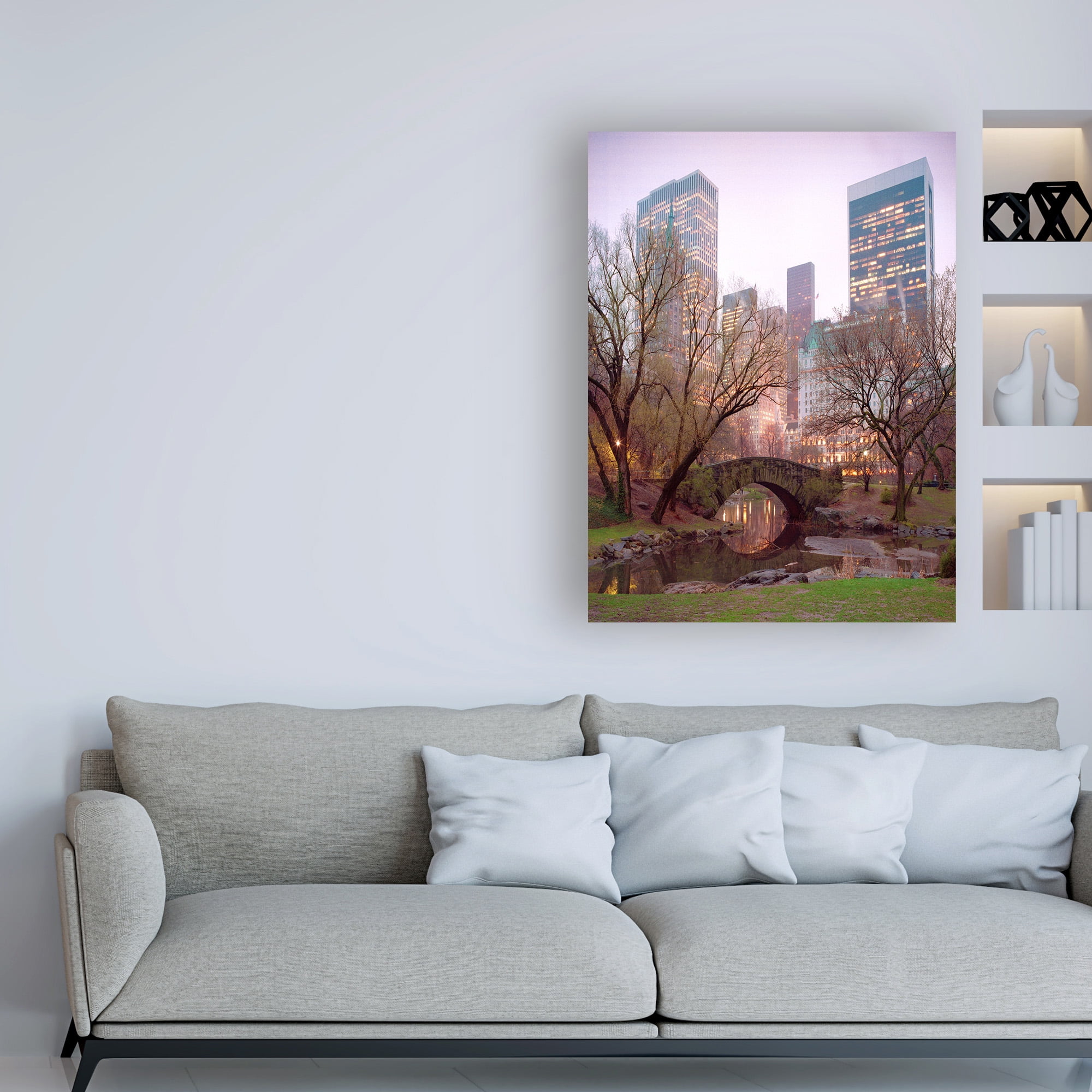Trademark Fine Art 'Central Park, NYC' Canvas Art by Alan Klu
