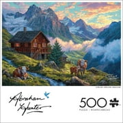 Buffalo Games Abraham Hunter 500-piece Interlocking 21.25 x 15-inch Jigsaw Puzzle Assortment for Adults Ages 14+ (1 Puzzle; Styles May Vary)