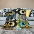 thumbnail image 2 of Qinduosi Owl Throw Blanket, Flannel Cute Owles Themed Throw, Soft Nap Throw Blanket for Home for Boys Girls Women Owl Lovers Gifts White, 2 of 6