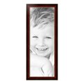 thumbnail image 2 of ArtToFrames 12" x 33" Matte Mahogany with Gold Accent Diploma Picture Frame, 12x33 inch Brown Wood Poster Frame (WOM-5109),  Pack, 2 of 7