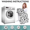 thumbnail image 6 of Paw Prints and Bones Wearable Oversized Blanket,Wearable Blanket Hoodie for Adults,Cozy Hooded Blankets with Super Pockets,Super Warm Fuzzy Pullover for Women & Men, 6 of 6
