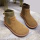 thumbnail image 5 of Botines de mujer, botines de tacón bajo, botas elásticas, botines de invierno sin cordones, 5 of 7