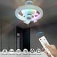 thumbnail image 4 of Ventilador techo montaje empotrado RGB/3 colores regulable 3200K-6500K para el del, 4 of 9