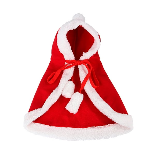 EeaseMX Capa navideña para perro, disfraz divertido para mascota, ropa de cosplay para cachorro (talla M)