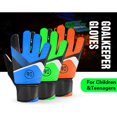 thumbnail image 2 of Guantes de portero de fútbol para niños, anticolisión, antideslizantes, transpirables, de látex, para niños y niñas, 2 of 5