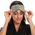 thumbnail image 4 of IAUYY Sleep Mask, Super Soft Eye Masks with Adjustable Strap, Lightweight Comfortable Blindfold,Perfect Blocks Light for Men Women Mosaic Collage Fusion, 4 of 7