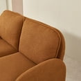 thumbnail image 2 of 59" Sherpa Fabric Loveseat Sofa for Living Room - Modern & Comfortable, 2 of 9