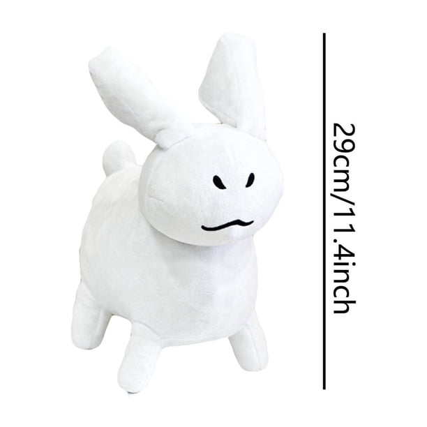 2025 Official Forsaken Game Gubby Plush Fun White Rabbit Cat Toys