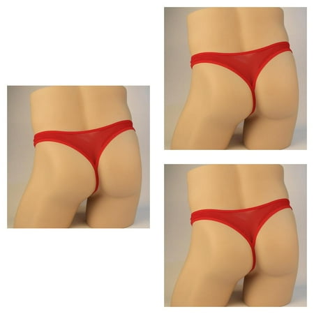 

3pcs Men s Mesh Thong Transprant Underwear Men Briefs Lingerie