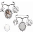 thumbnail image 1 of 2 broches con foto, 2 estilos diferentes, ideales para conmemorar graduaciones. También sirven como broches conmemorativos para solapa o regalos., 1 of 6