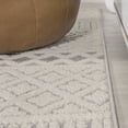 thumbnail image 3 of JONATHAN Y SOUTH BEACH 2 x 8 Runner Rug, Ormond Trellis Geometric - Cream/Gray, SBH109A-28, 3 of 8