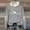 Gray, variant on TZZQ Heartbeat Horse Sweatshirt for Women Cute Western Horses Fleece Lined Hoodies Long Sleeve Graphic Pullover Hoodie Soft Cozy Fleece Sports Tops Winter Warm Streetwear Sweatshirt Black S