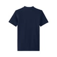 thumbnail image 6 of Gildan Women's Softstyle Pique Polo, Short Sleeve Cotton Shirt, Semi-Fitted, Navy, Pack 1, S-2XL, 6 of 6