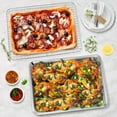 thumbnail image 4 of Baking Sheet with Cooling Rack Set(1 Pan+1 Rack) 16'', Stainless Steel Baking Pan with Wire Rack, Heavy Jelly Roll Sheet Pan&Bacon Rack for Oven Cooking, Cookie Sheet, 16 x 12 x 1 Inch, 4 of 7
