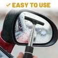 thumbnail image 3 of Raindrops Car Mirror Cleaning Wiper Black Stainless Steel Easy Operation for Clear Visibility, 3 of 6