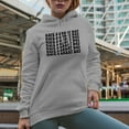 thumbnail image 2 of Have a Great Day, Groovy Retro Wavy Text Merch Gift, Heather Grey Hooded Sweatshirt or Hoodie, Medium, 2 of 5
