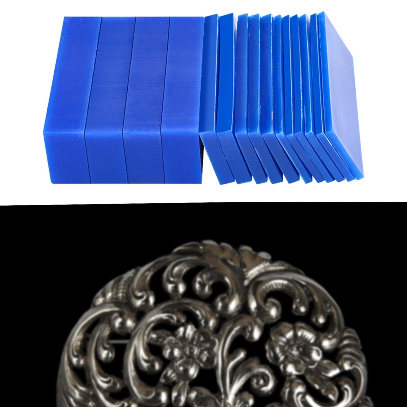 Milageto Carving Craft Supplies DIY Student Practice Sculpting Casting Tools Blue Slice