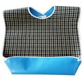 thumbnail image 1 of Large Waterproof Aprons Adult Mealtime Bibs Disability Clothes Bib Cook Protector Tool Aid Cook Dining Clothes Washable, 1 of 7