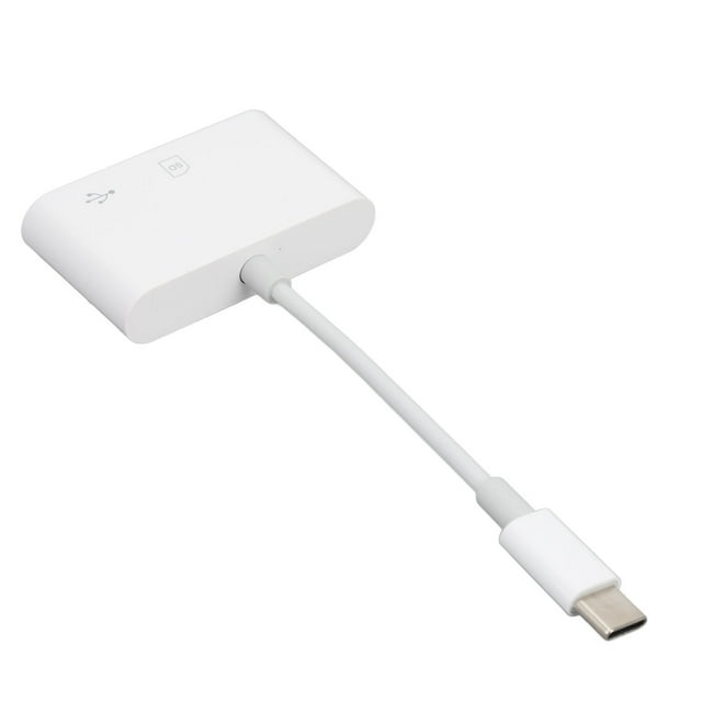 Lector De Tarjetas USB C, Multipuerto 3 En 1 Tipo Lector De Tarjetas De Memoria C Para Cámara Para Teléfono