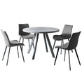thumbnail image 5 of Round Dining Table Set, Mid Century Modern Round Dining Table 35 INCH, Leisure Coffee Table, Saving Space, 5 of 5
