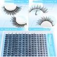 thumbnail image 3 of Kit de extensión de pestañas Pawotence Wispy Lash Clusters 8-16 mm 154 unidades, 3 of 7