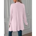 thumbnail image 5 of Alsol Lamesa Womens Essential Cardigans Raglan Sleeve Open Front Kimono Maxi Long Knitted Cardigan Sweater for Women Female, 5 of 6