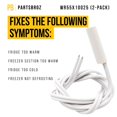 thumbnail image 3 of PartsBroz WR55X10025 Temperature Sensor (2-Pack) - Compatible with General Electric Hotpoint Kenmore Refrigerator Freezer Range - Replaces AP3185407 914093 PS304103 WR50X10027 WR50X10034 WR55X10087, 3 of 7