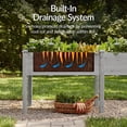 thumbnail image 6 of Best Choice Products 72x24x30in Raised Garden Bed, Elevated Wood Planter Box for Patio w/ Divider Panel - Gray, 6 of 8