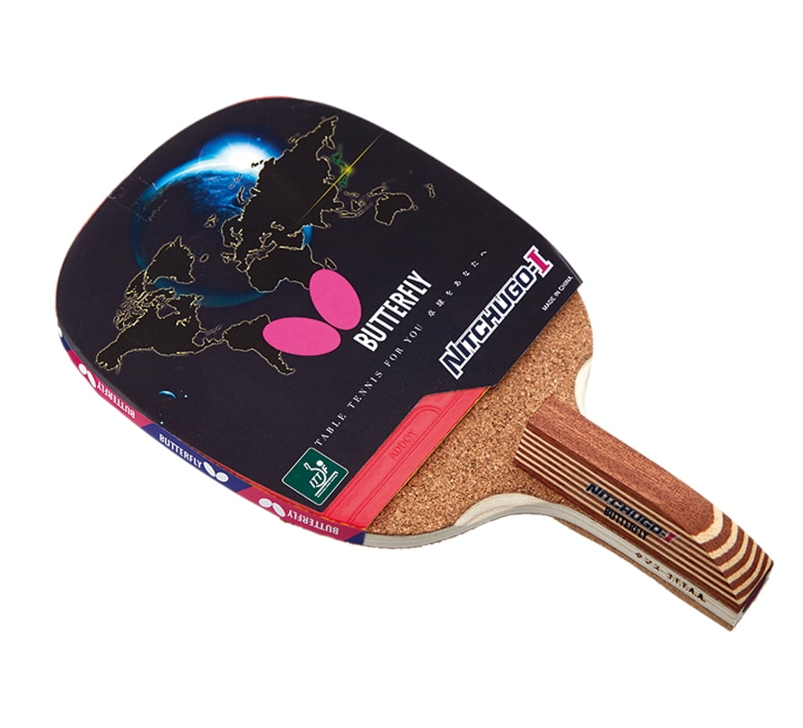 Butterfly table tennis racket pen holder with two balls for leisure play Japan 