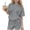 Gray, variant on Ahabrexf Girls' 2-Piece Summer Outfit, Short Sleeve Tee and Shorts, Soft Casual Activewear Coordinates