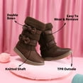 thumbnail image 4 of "DREAM PAIRS Girl's Winter Snow Boots Faux Fur Lined Mid Calf Shoes", 4 of 5