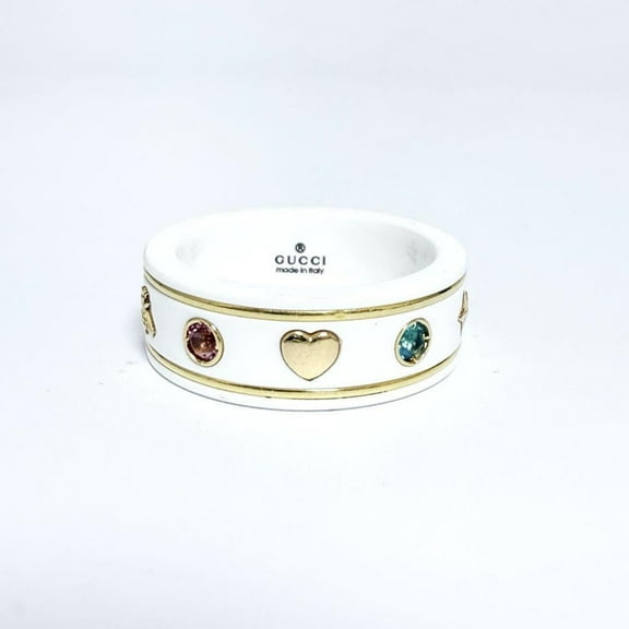 Pre-Owned Gucci Women's Icon Gemstone Ring (Good)