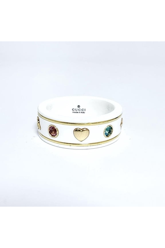 Pre-Owned Gucci Women's Icon Gemstone Ring