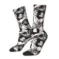 thumbnail image 1 of Balery Lilies Flowers Calcetas Largas con Estampado para Hombre y Mujer – Suaves y Transpirables, Talla Única (US 5-11), 1 of 6