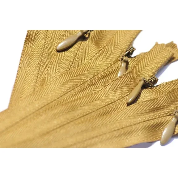 YKK Conceal - Invisible Zipper 22" - 508 Gold (Pack of 3 Zippers)