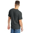 thumbnail image 3 of Hanes Beefy-T Unisex Heavyweight Cotton T-Shirt (Big & Tall Sizes Available) Charcoal Heather 2XL, 3 of 3