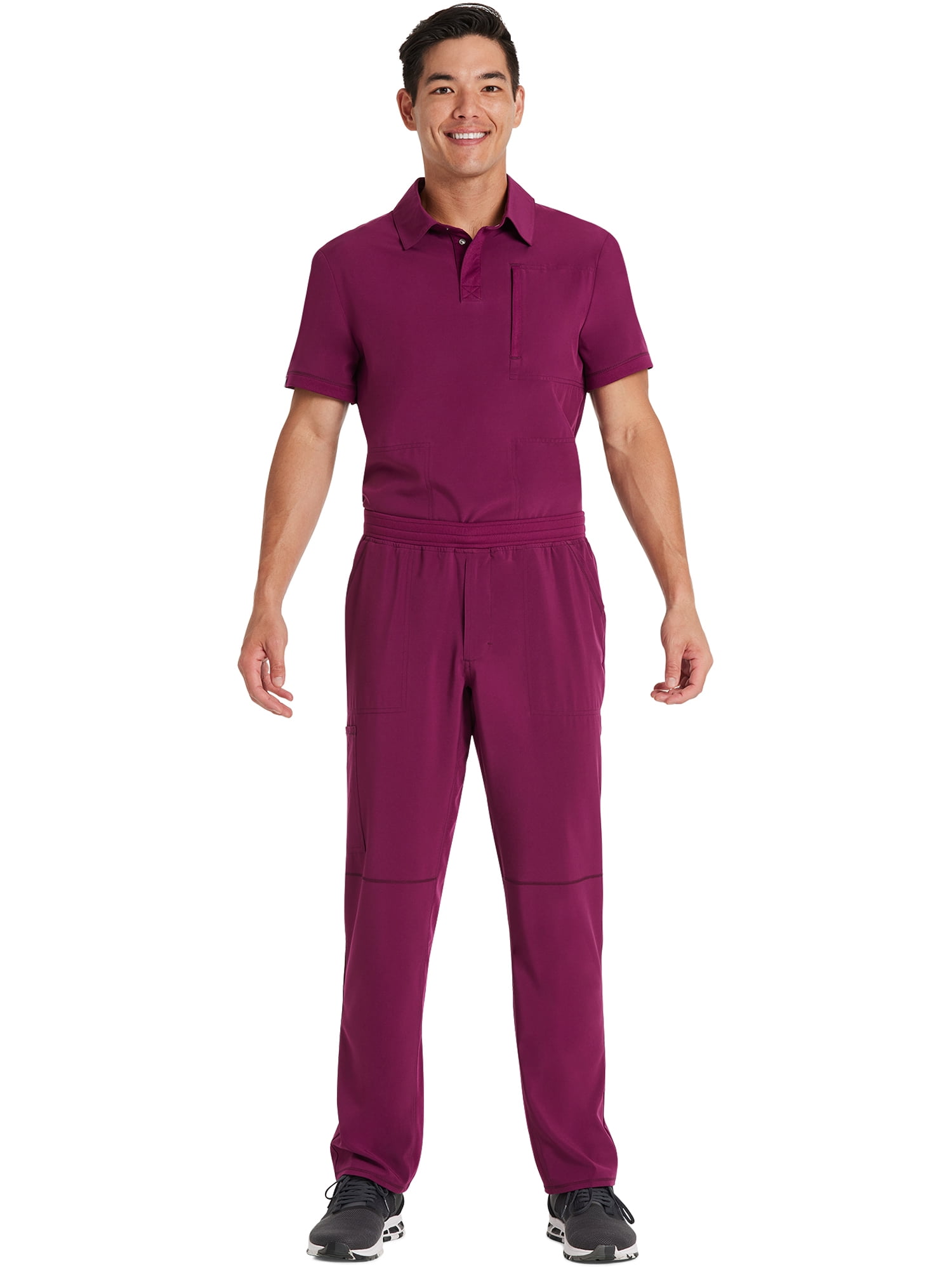 Scrubstar Men's Premium Performance Stretch Pull-On Cargo Scrub Pants, Sizes XS-3XL